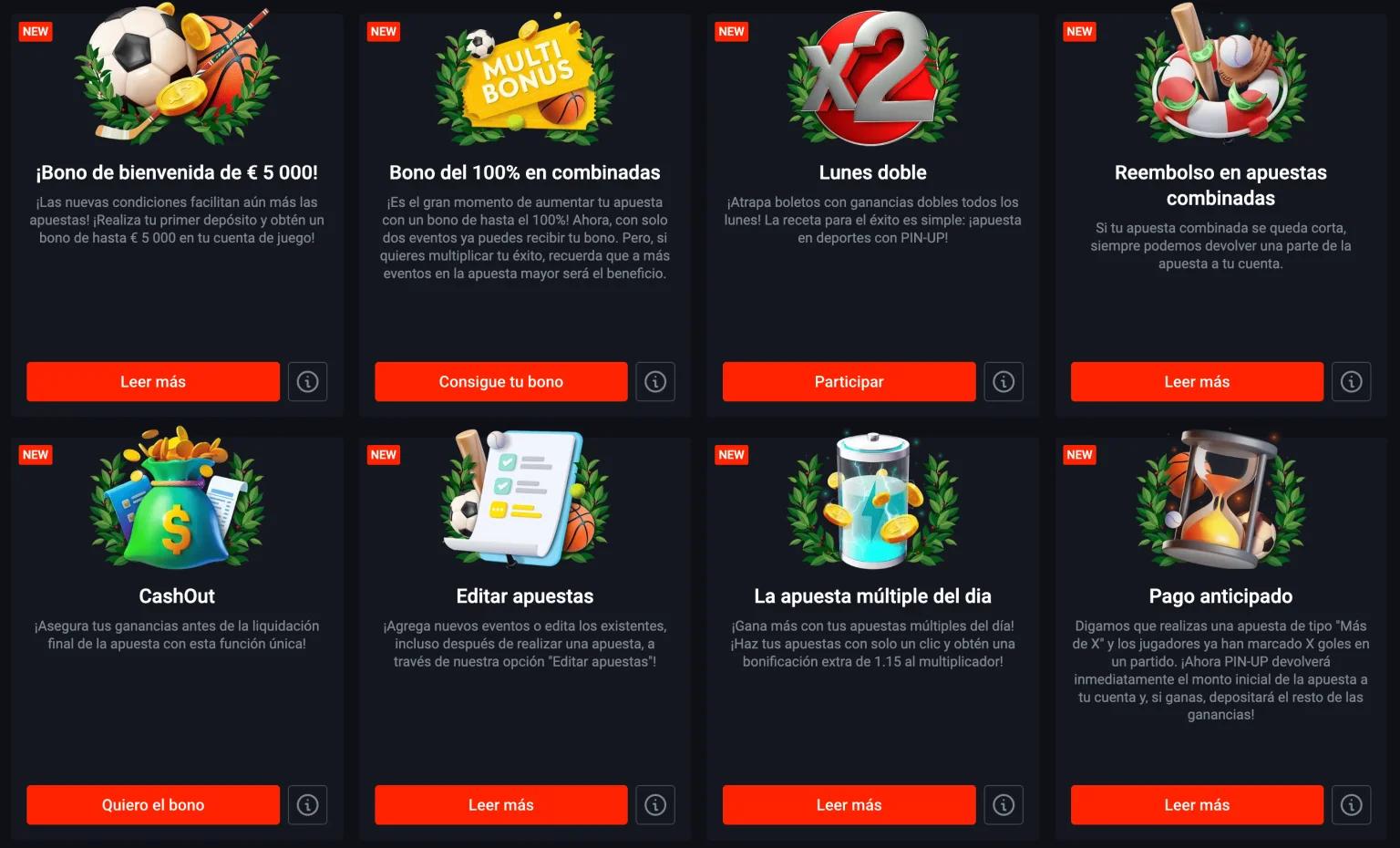 Pin Up Bet Promociones